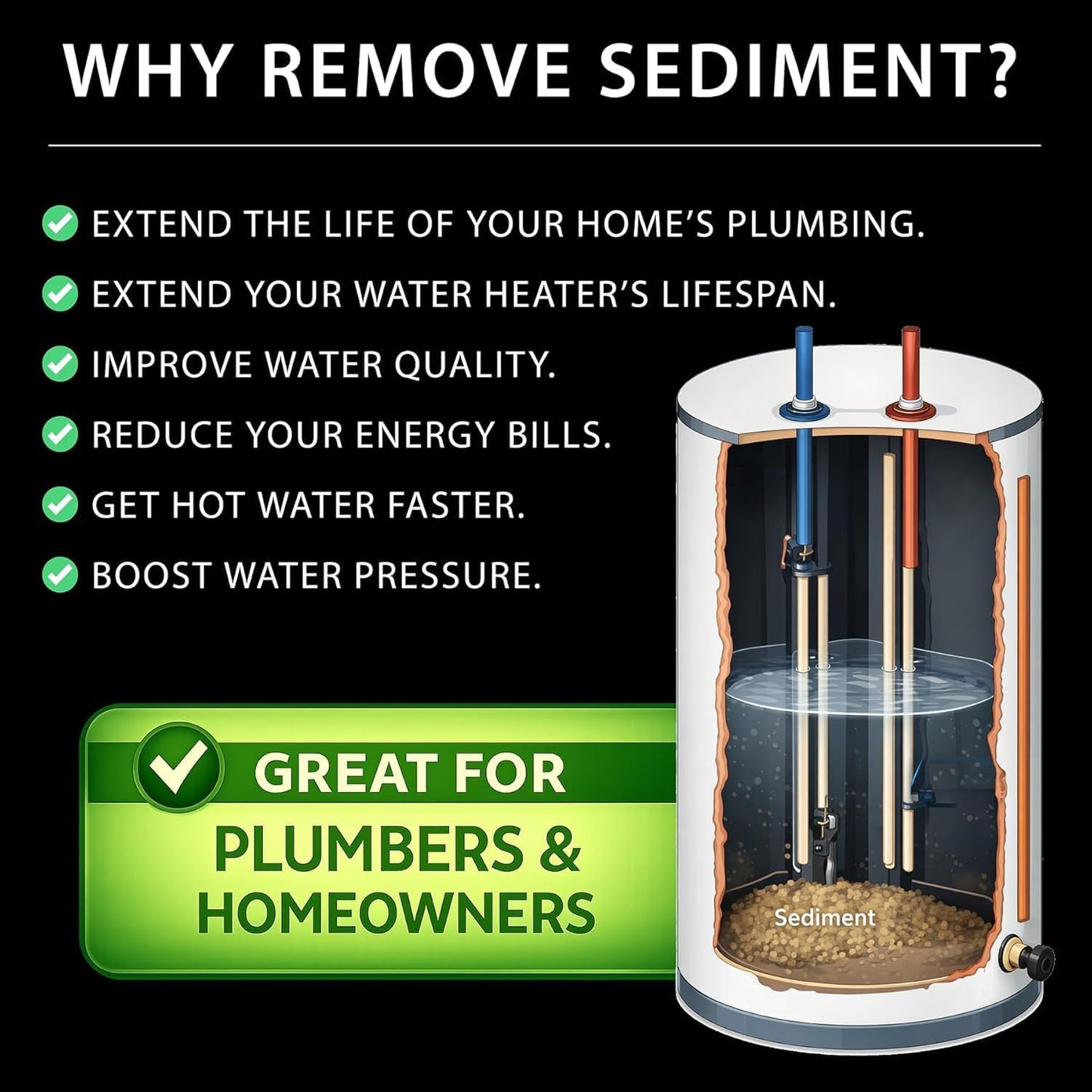 Sediment Gone™ Sediment Removal Tool